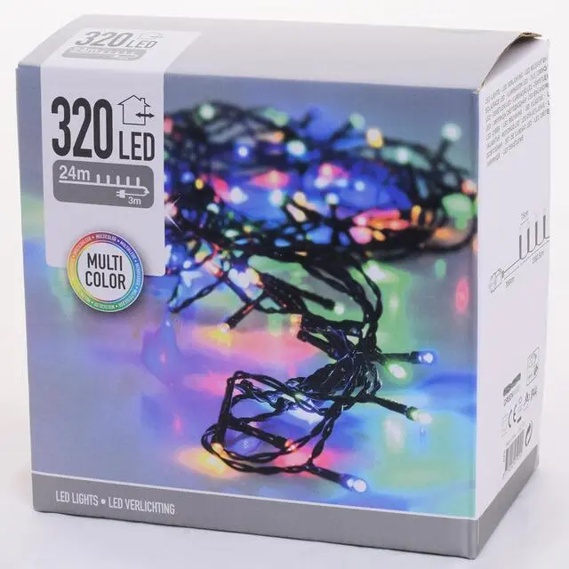 LED vianočné svetielka 320 (farebné)