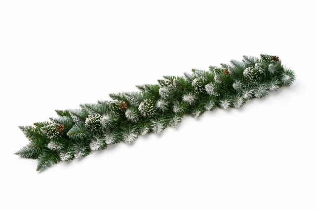 Girlanda Zasnežená borovica miešaná 100cm