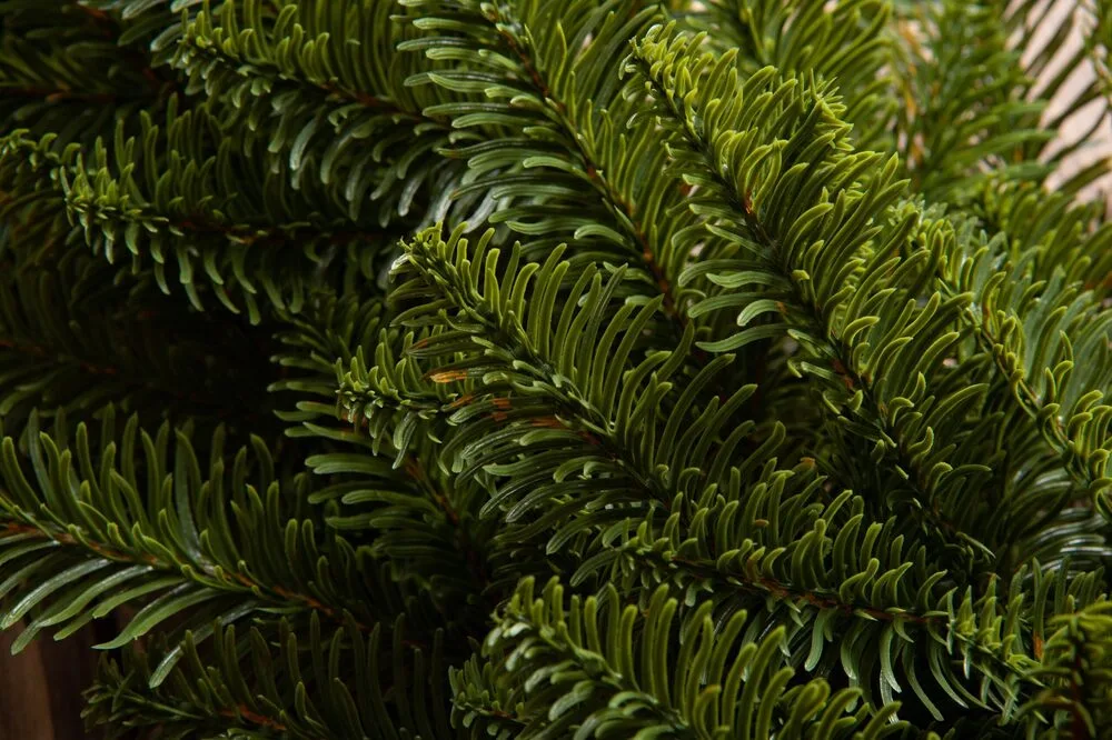 🎄 Vianočný veniec 100% 3D - Jedľa – 50 cm | Realistický hustý veniec z 3D vetvičiek