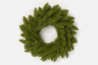 🎄 Vianočný veniec 100% 3D - Jedľa – 50 cm | Realistický hustý veniec z 3D vetvičiek