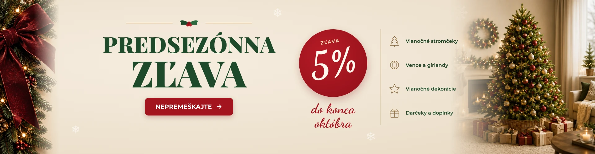 Docasna predsezonna zlava oktober