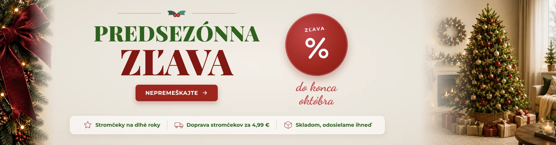 Docasna predsezonna zlava oktober